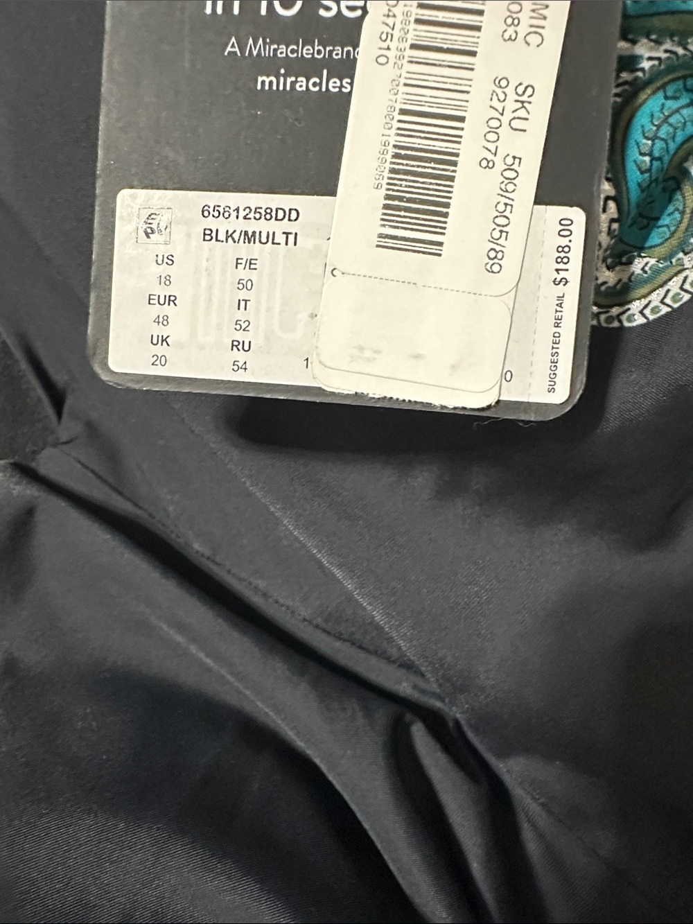NWT MIRACLESUIT PRECIOSO PLUS SIZE TEMPTRESS ONE PIECE - Picture 5 of 7